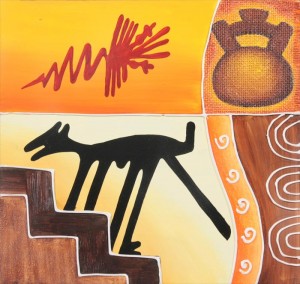 The Dog, part of the Nazca Lines series
